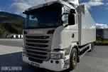 2018 Scania G 490 kjølebil med løftelem. 
