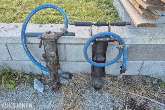 2stk Atlas copco Fjellborr Maskin