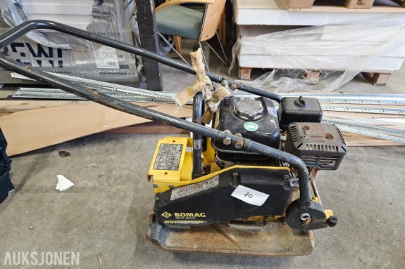 2013 BOMAG BVP 18/45 platevibrator - Honda GX160 bensinmotor - 91 kg driftsvekt - vibroplate for komprimering - CE-merket