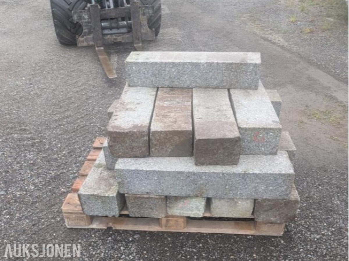 Granitt Kantstein, 2 paller