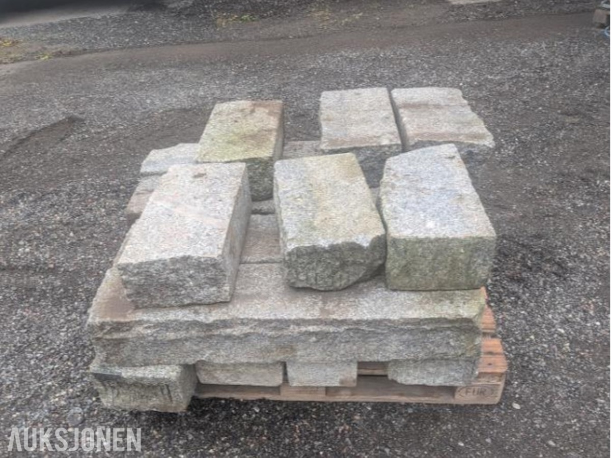 Granitt Kantstein, 2 paller