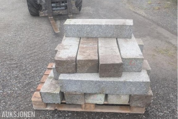 Granitt Kantstein, 2 paller
