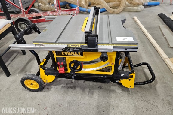 DeWalt DWE7492-QS bordsag - 2000W - sagblad Ø250 mm - kappedybde 77 mm - rullestativ DWE74911