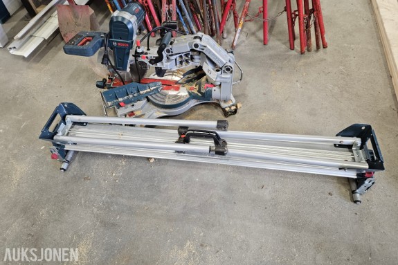 Bosch Professional GCM 10 GDJ kapp- og gjærsag - 2000W - sagblad Ø254 mm - med Bosch GTA 3800 sagbukk
