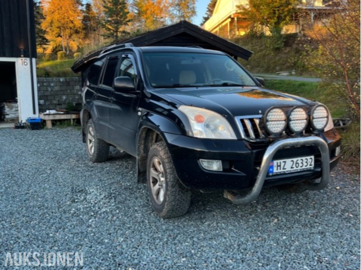 2007 Toyota Land Cruise 3.0 Diesel 173hk 4WD Automat, Cruisekontroll, Kupevarmer