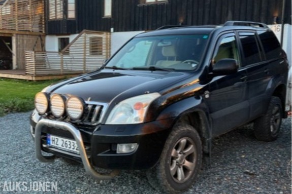 2007 Toyota Land Cruise 3.0 Diesel 173hk 4WD Automat, Cruisekontroll, Kupevarmer