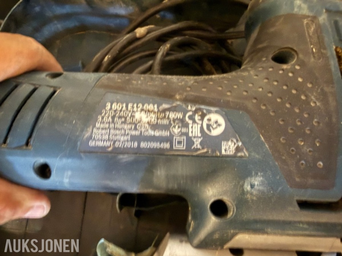 Elektroverktøy fra Makita, Bosch, Hitachi og Fein