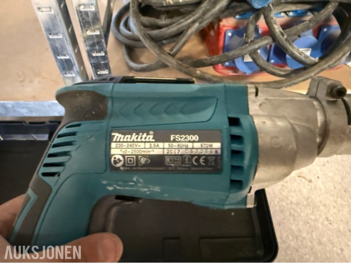 Elektroverktøy fra Makita, Bosch, Hitachi og Fein