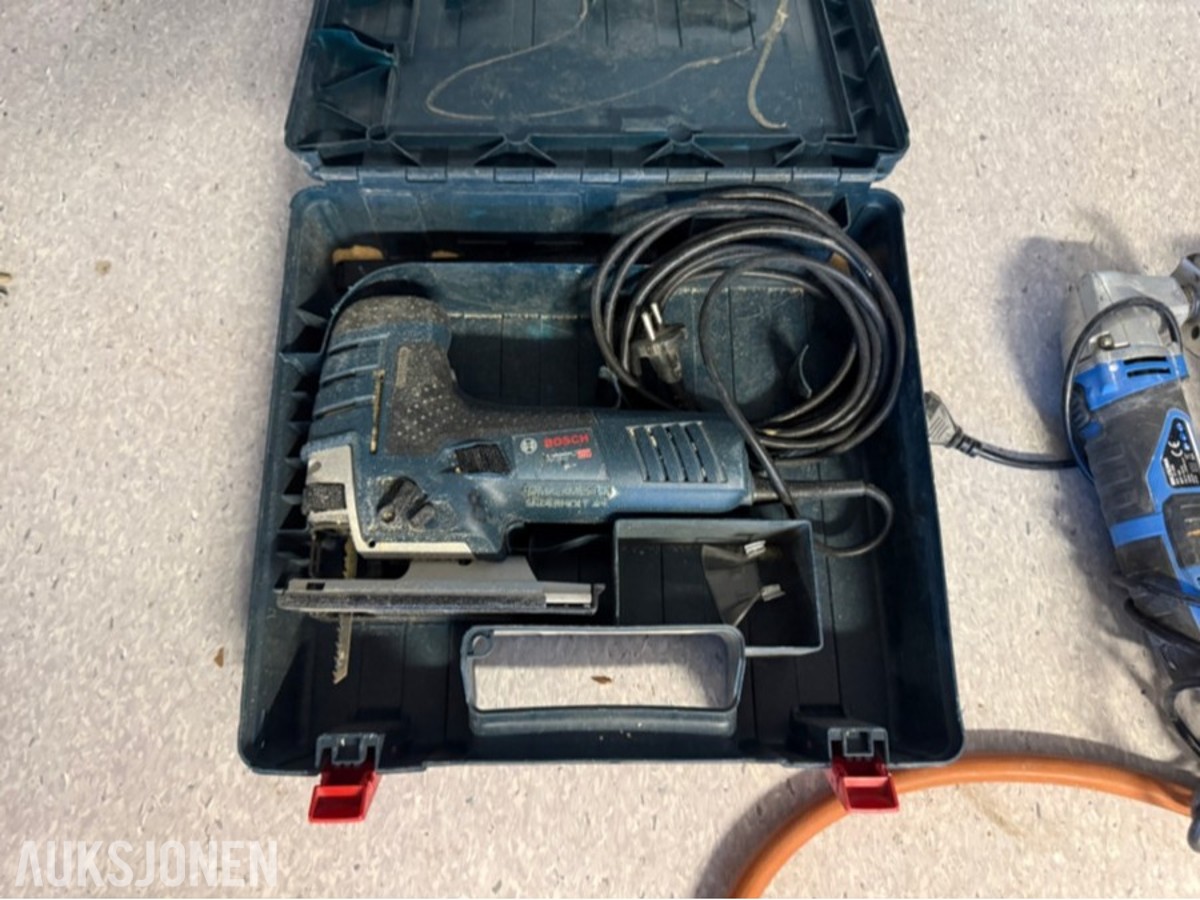 Verktøy og utstyr – Bosch, Bostitch, Black & Decker og Biltema