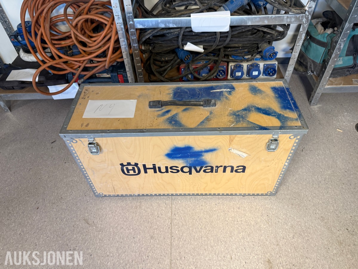 Husqvarna K 3000 Cut-n-Break betongsag med kasse og tilbehør