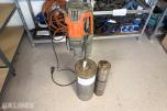 Husqvarna DM 340 kjernebormaskin med 2 diamantborkroner