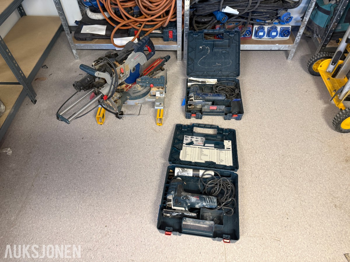 Bosch kapp- og gjærsag med 2 stikksager