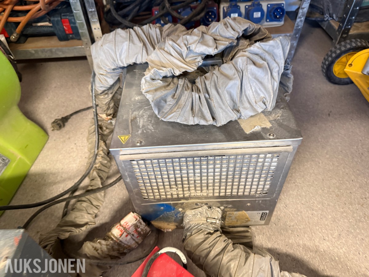 Byggvifter, ventilasjonsvifte og ventilasjonsslanger – Dustec, Cotes og Anslut