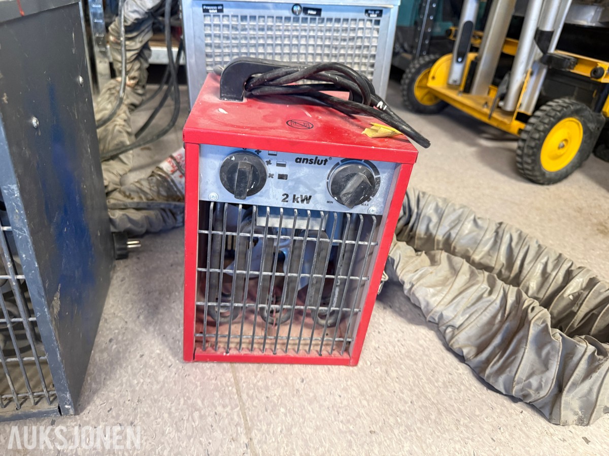 Byggvifter, ventilasjonsvifte og ventilasjonsslanger – Dustec, Cotes og Anslut