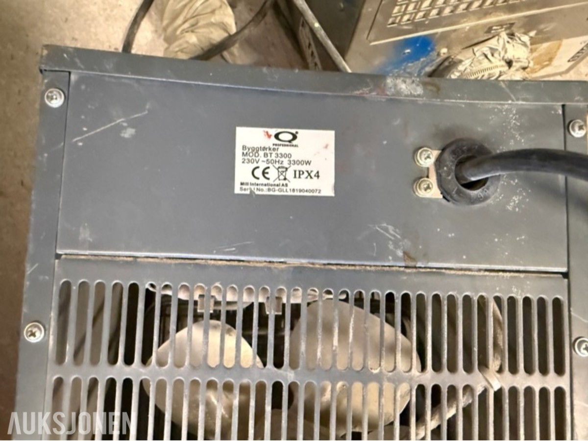 Byggvifter, ventilasjonsvifte og ventilasjonsslanger – Dustec, Cotes og Anslut