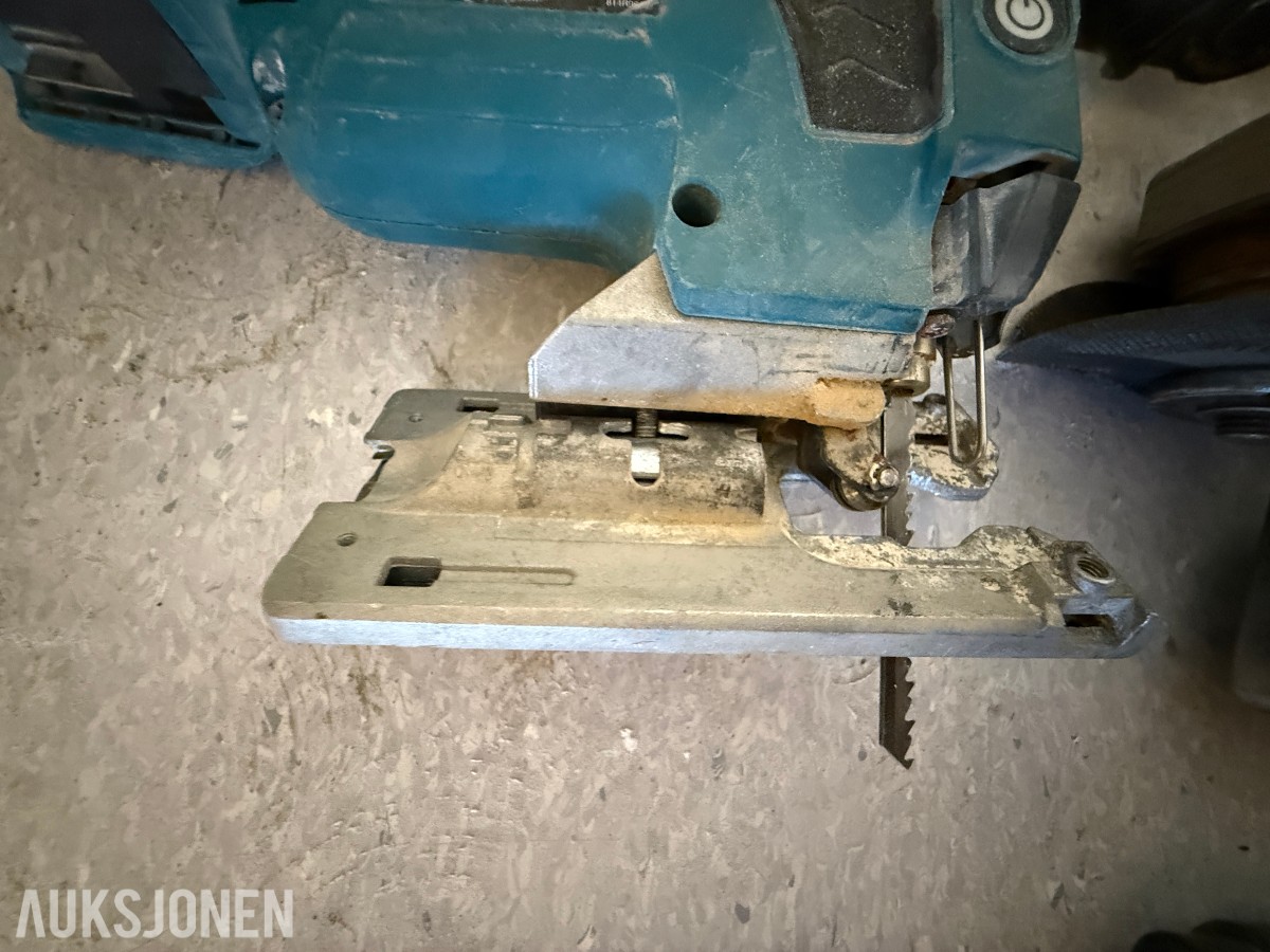 Makita 18V batteriverktøy – 5 maskiner inkl. verktøybag