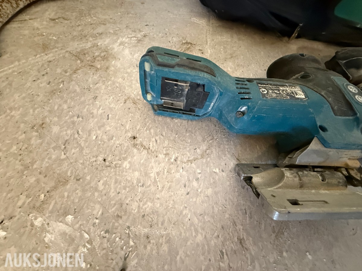 Makita 18V batteriverktøy – 5 maskiner inkl. verktøybag