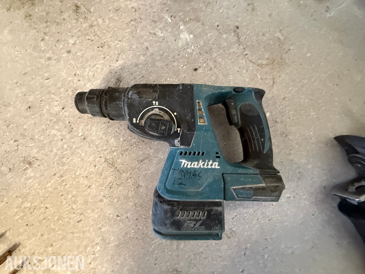 Makita 18V batteriverktøy – 5 maskiner inkl. verktøybag