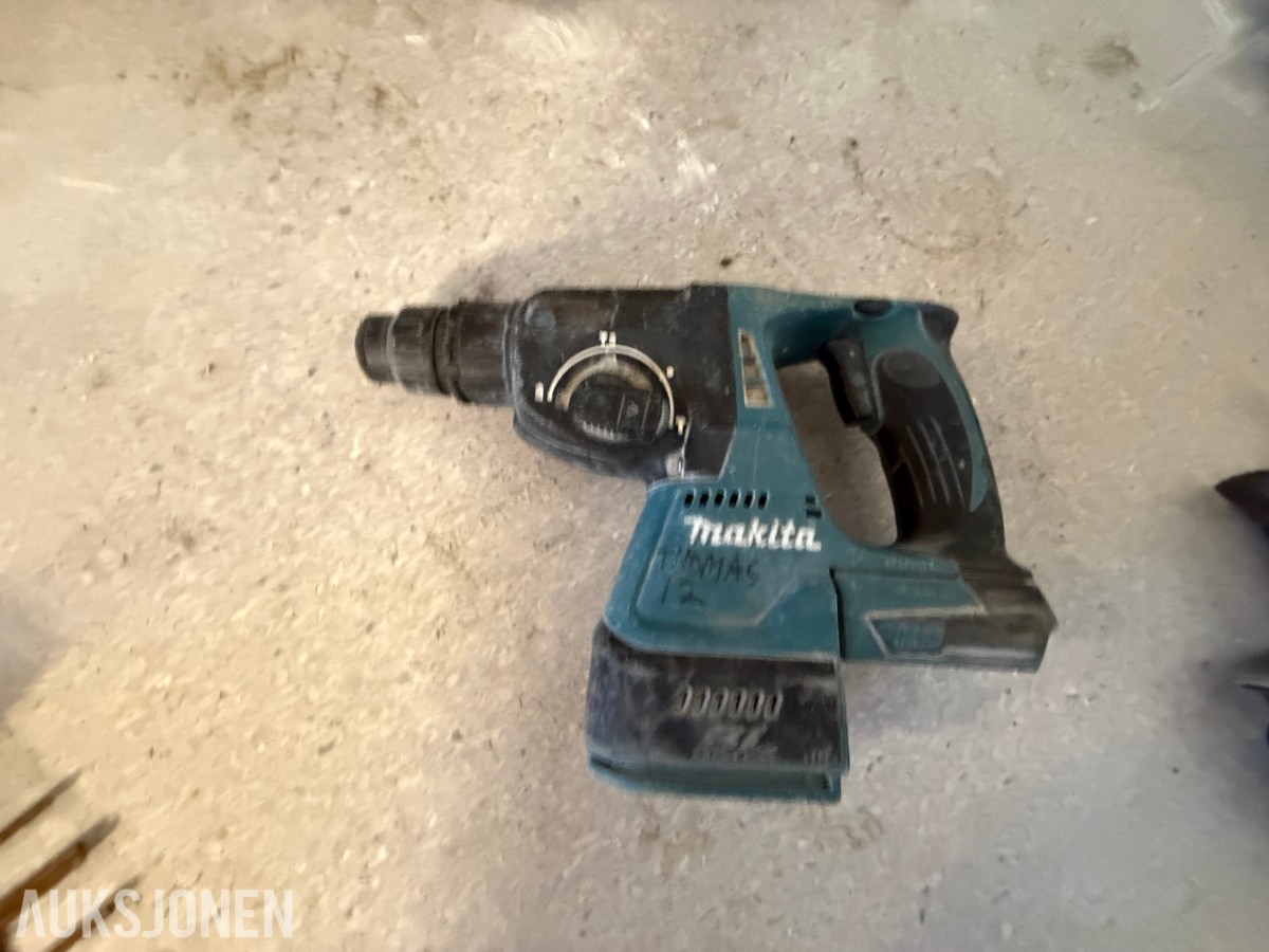 Makita 18V batteriverktøy – 5 maskiner inkl. verktøybag