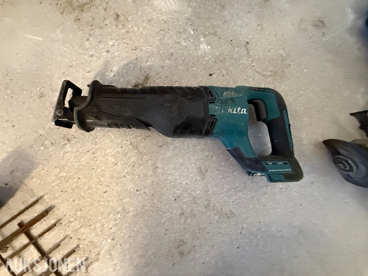 Makita 18V batteriverktøy – 5 maskiner inkl. verktøybag