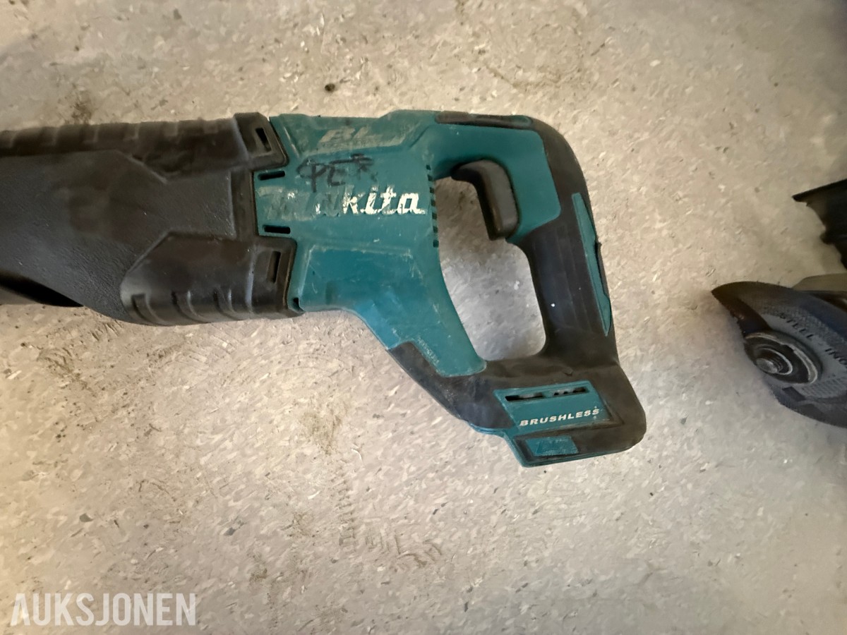 Makita 18V batteriverktøy – 5 maskiner inkl. verktøybag