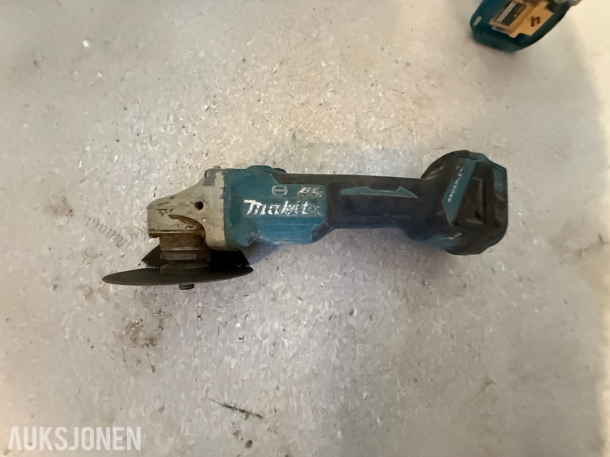 Makita 18V batteriverktøy – 5 maskiner inkl. verktøybag