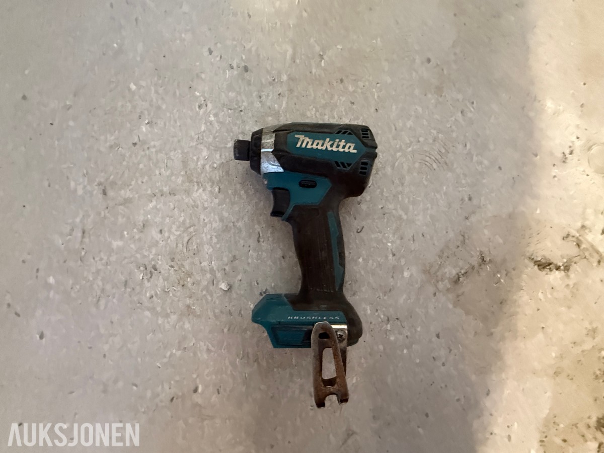 Makita 18V batteriverktøy – 5 maskiner inkl. verktøybag