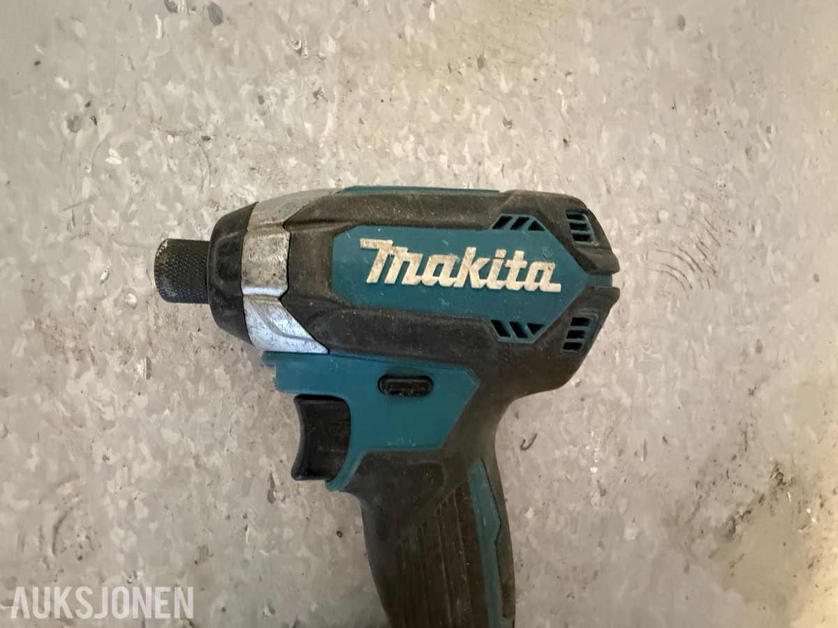 Makita 18V batteriverktøy – 5 maskiner inkl. verktøybag