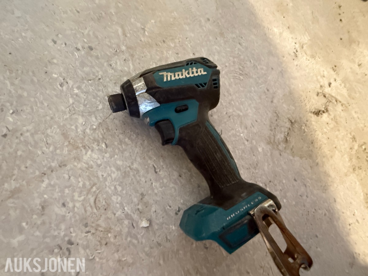Makita 18V batteriverktøy – 5 maskiner inkl. verktøybag