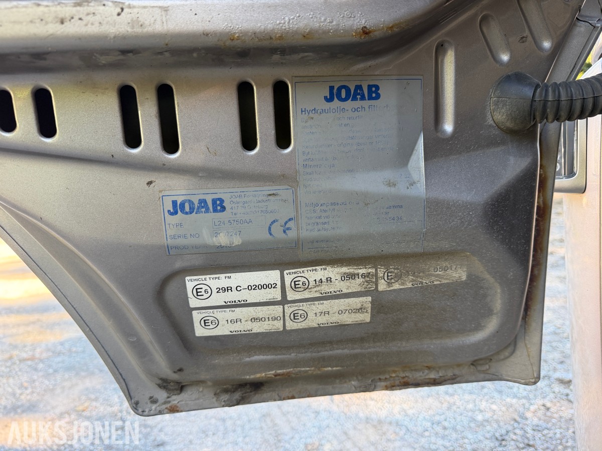 2011 Volvo FM krokbil med Joab krok - EU-godkjent