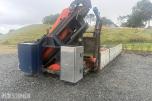 2009 krokflak med Palfinger PK23002 Performance kran