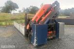 2009 krokflak med Palfinger PK23002 Performance kran