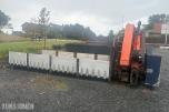 2009 krokflak med Palfinger PK23002 Performance kran
