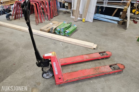 2012 Manitou jekktralle - løftekapasitet 2500 kg - lastsenter 600 mm - CE-merket