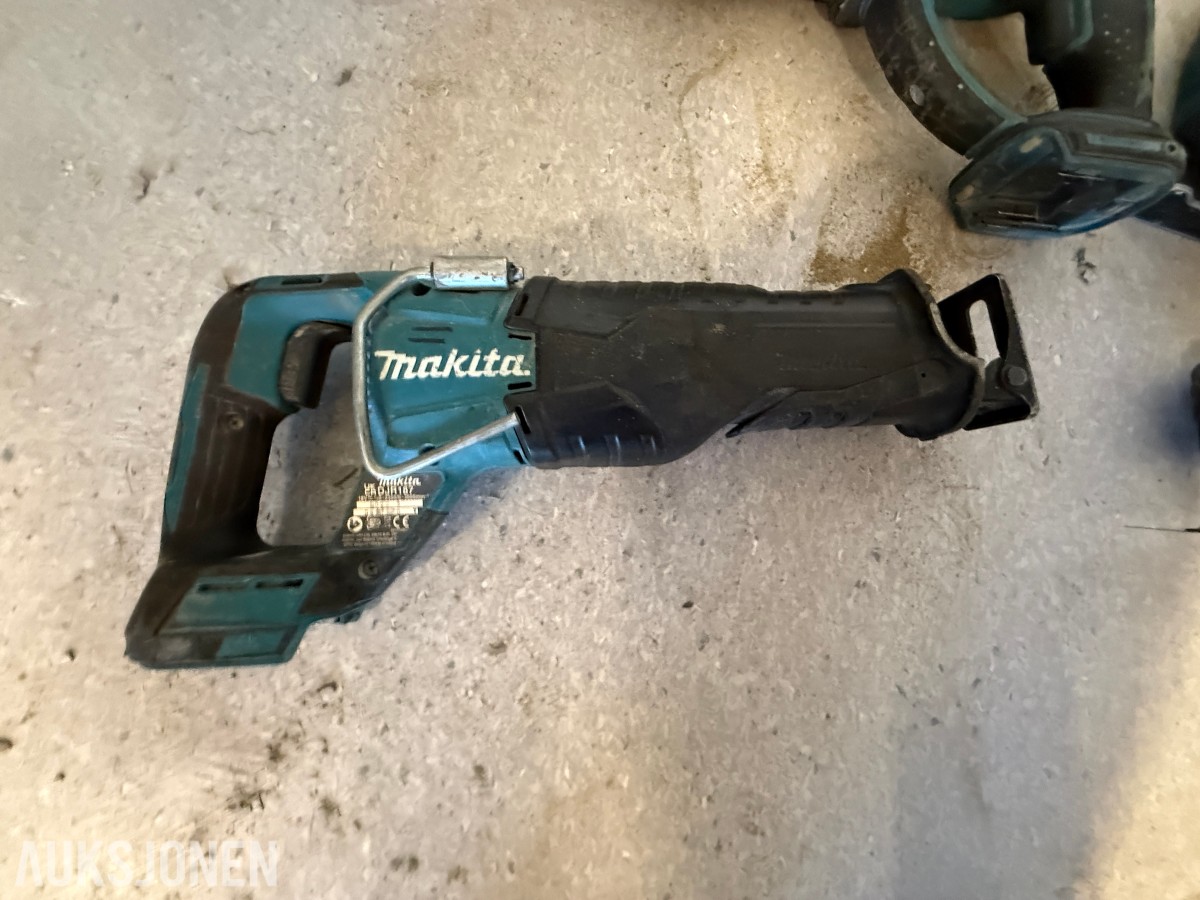 Makita 18V LXT batteriverktøy – 6 maskiner inkl. verktøybag