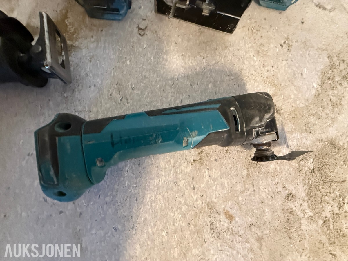 Makita 18V LXT batteriverktøy – 6 maskiner inkl. verktøybag