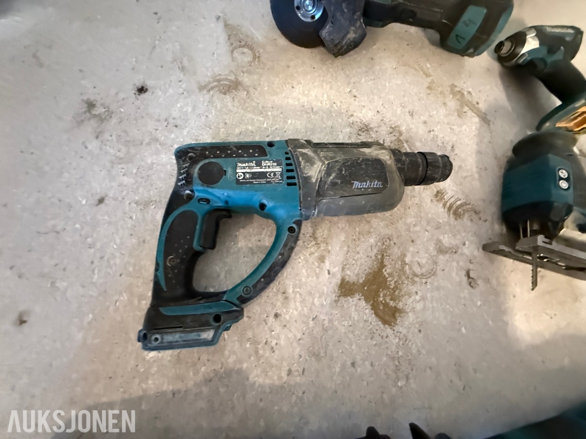 Makita 18V LXT batteriverktøy – 6 maskiner inkl. verktøybag