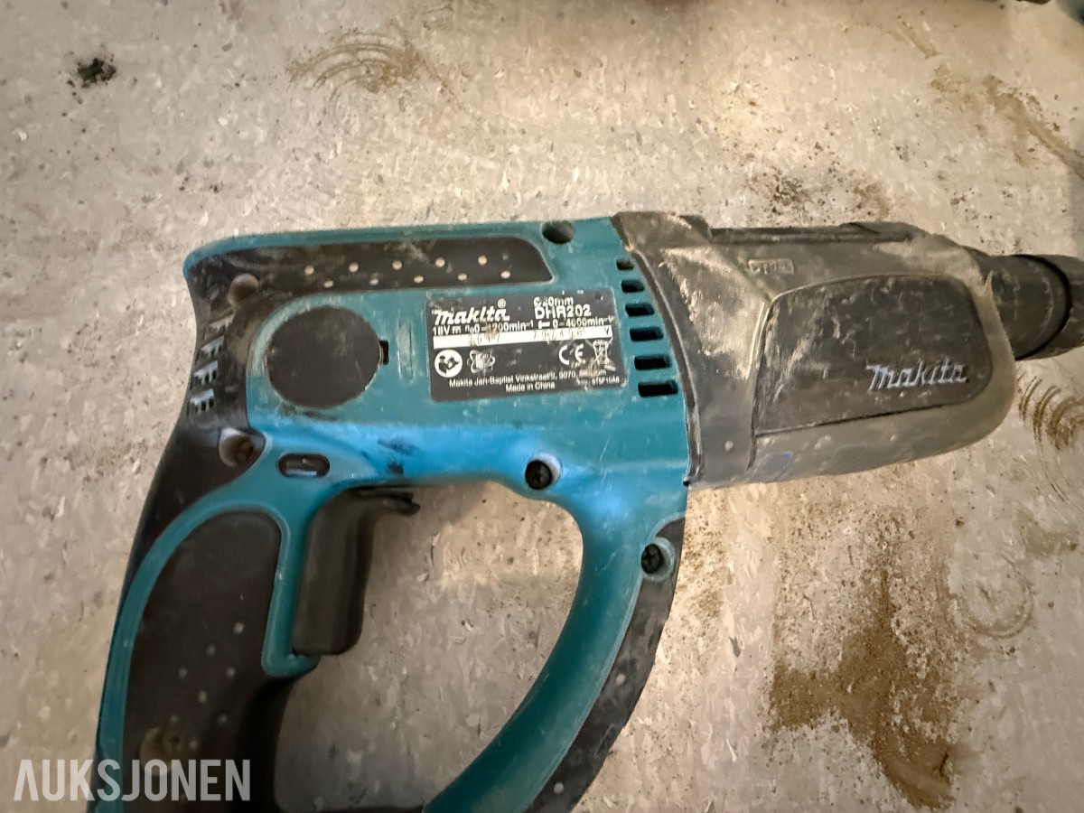 Makita 18V LXT batteriverktøy – 6 maskiner inkl. verktøybag