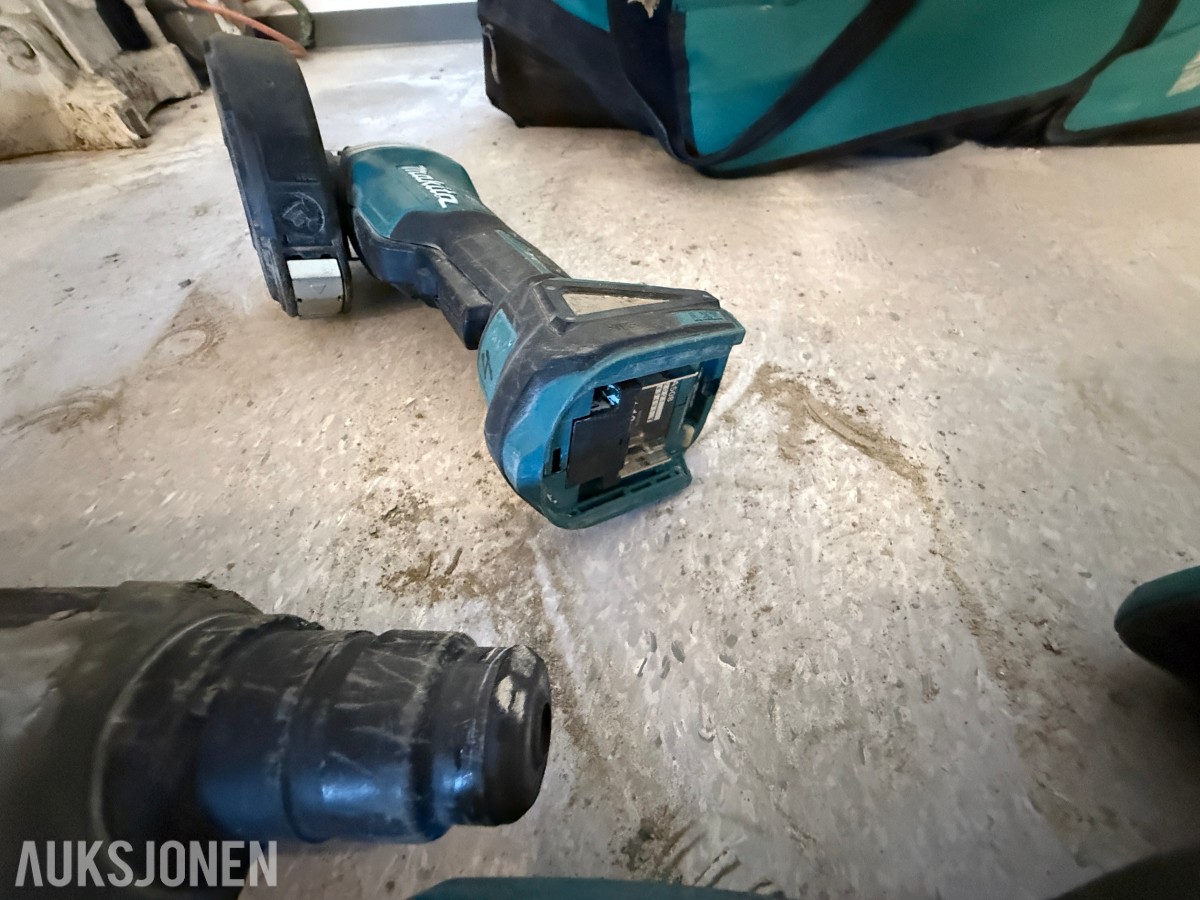 Makita 18V LXT batteriverktøy – 6 maskiner inkl. verktøybag