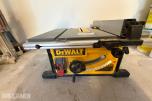 DeWalt bordsag med justerbart anlegg