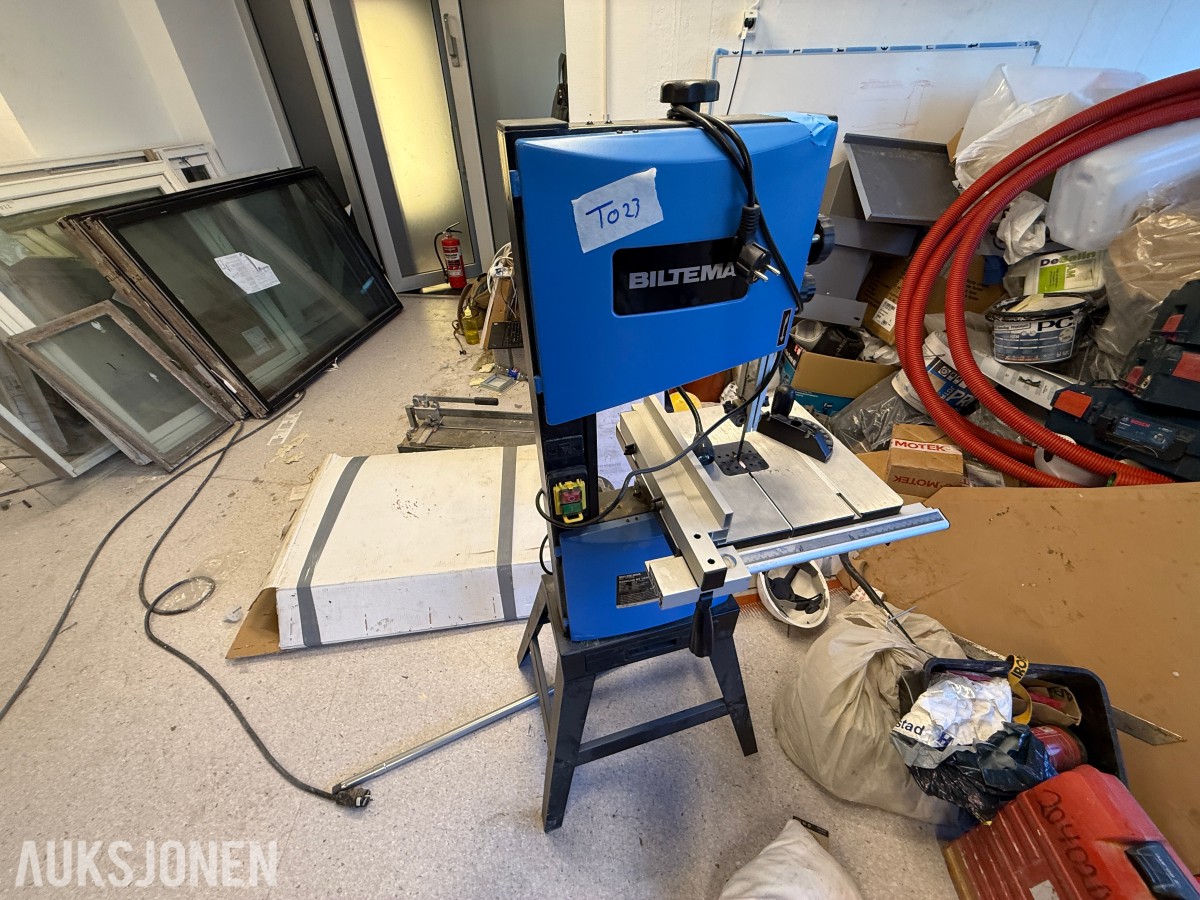 Biltema BS 1830 båndsag – 375 W med gulvstativ