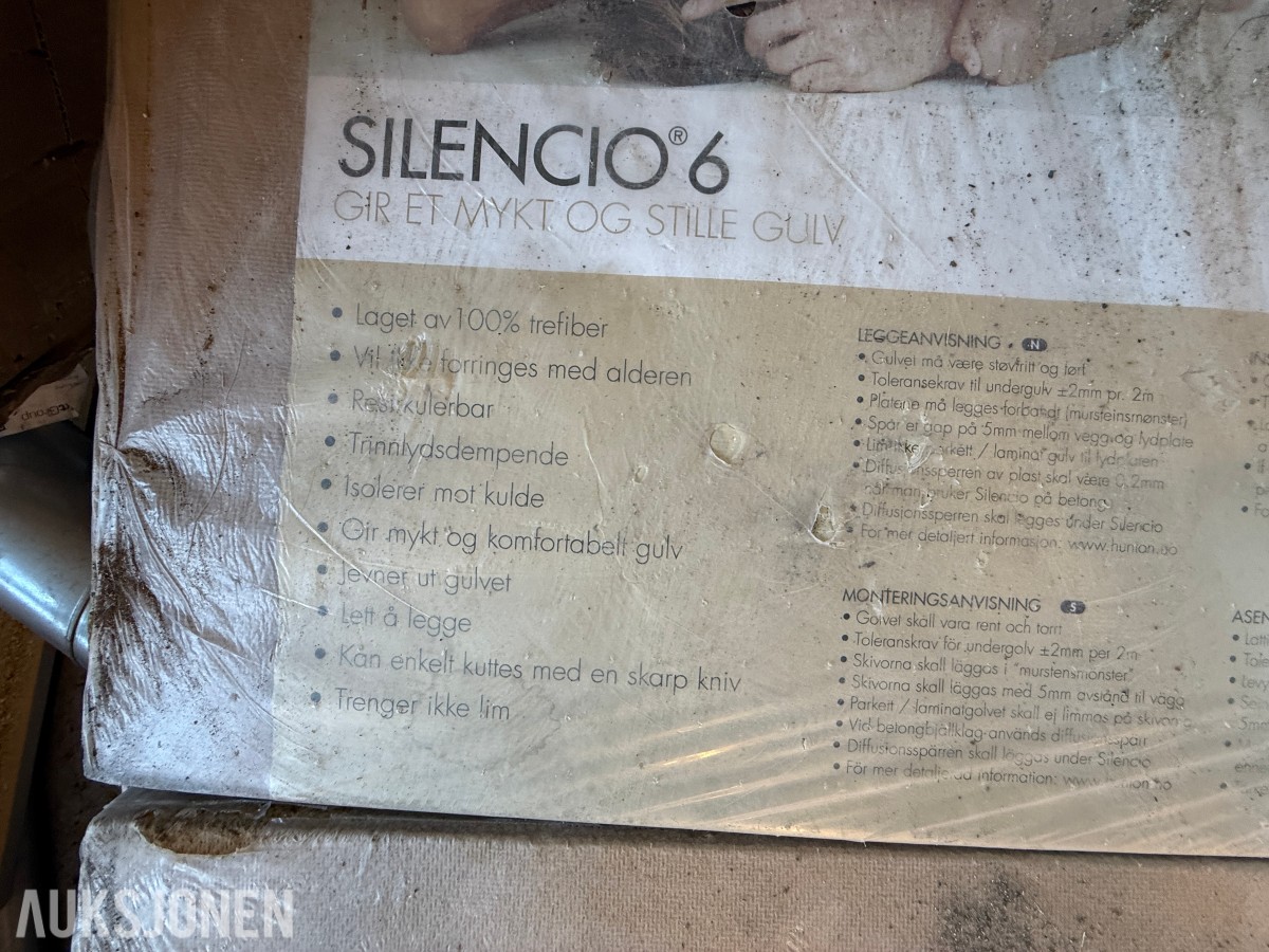 Hunton Silencio 6 mm trinnlydsplater – restparti