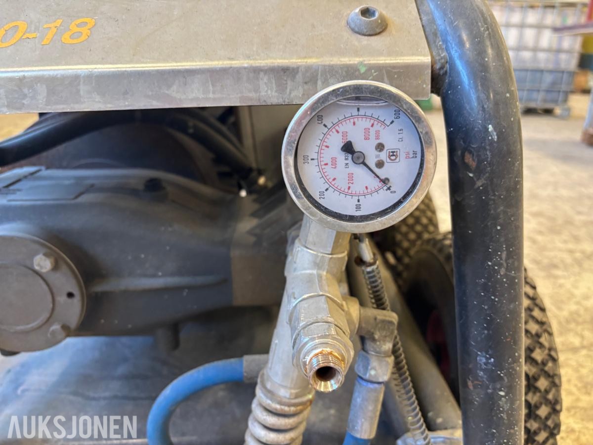 MOBIL ELEKTRISK HØYTRYKKSVASKER 500BAR - 18L