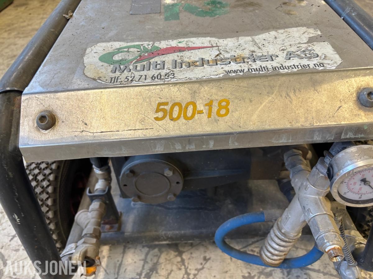 MOBIL ELEKTRISK HØYTRYKKSVASKER 500BAR - 18L