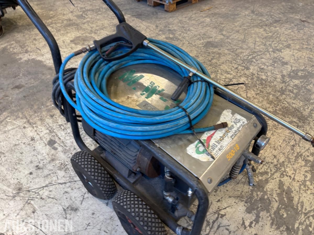 MOBIL ELEKTRISK HØYTRYKKSVASKER 500BAR - 18L