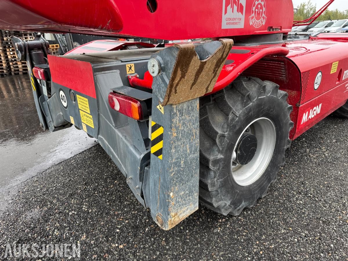 2013 Magni RTH 5.26 teleskoptruck, 2 472 t, personkurv, pallegafler, skuffe, jib og fjernkontroll