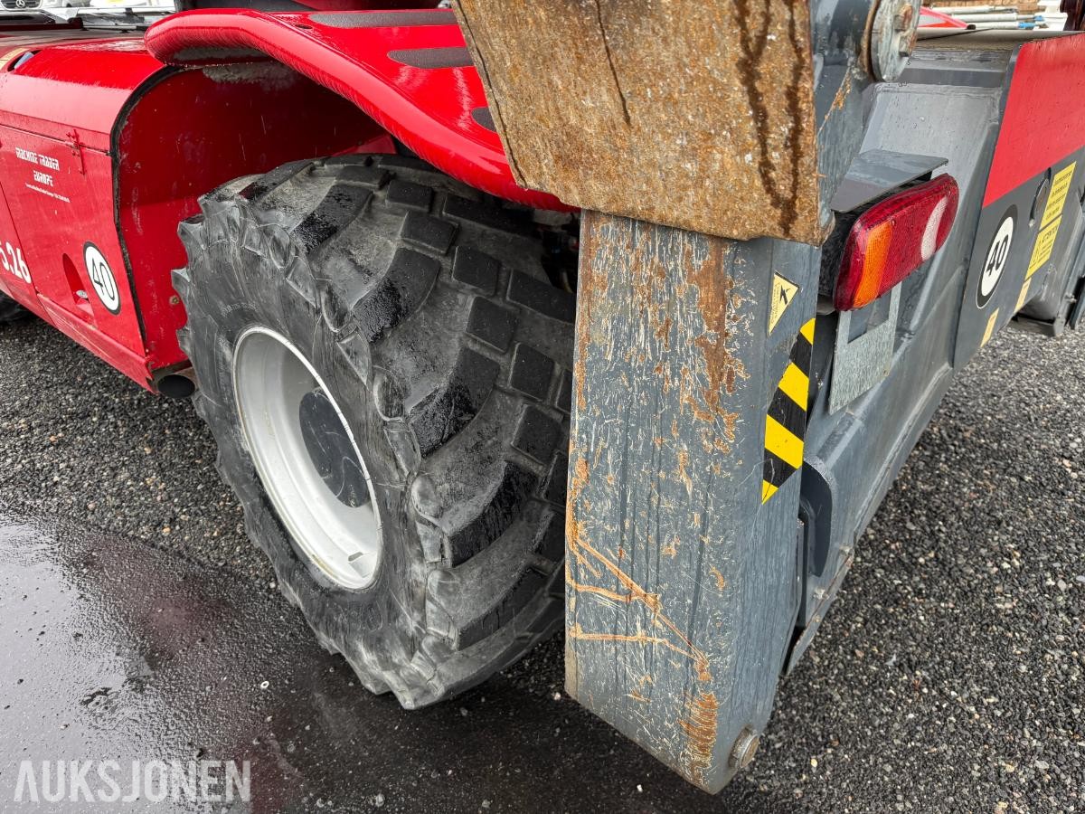 2013 Magni RTH 5.26 teleskoptruck, 2 472 t, personkurv, pallegafler, skuffe, jib og fjernkontroll