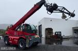 2013 Magni RTH 5.26 teleskoptruck, 2 472 t, personkurv, pallegafler, skuffe, jib og fjernkontroll