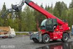 2013 Magni RTH 5.26 teleskoptruck, 2 472 t, personkurv, pallegafler, skuffe, jib og fjernkontroll