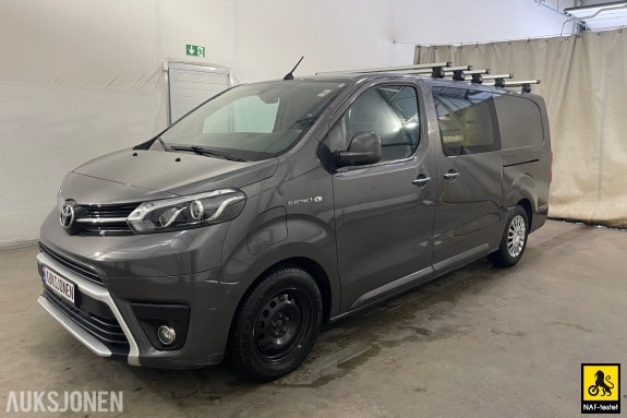 2022 Toyota ProAce ELECTRIC 75 KW HENGERFESTE KAMERA NAVI CRUISE SKYVEDØRER